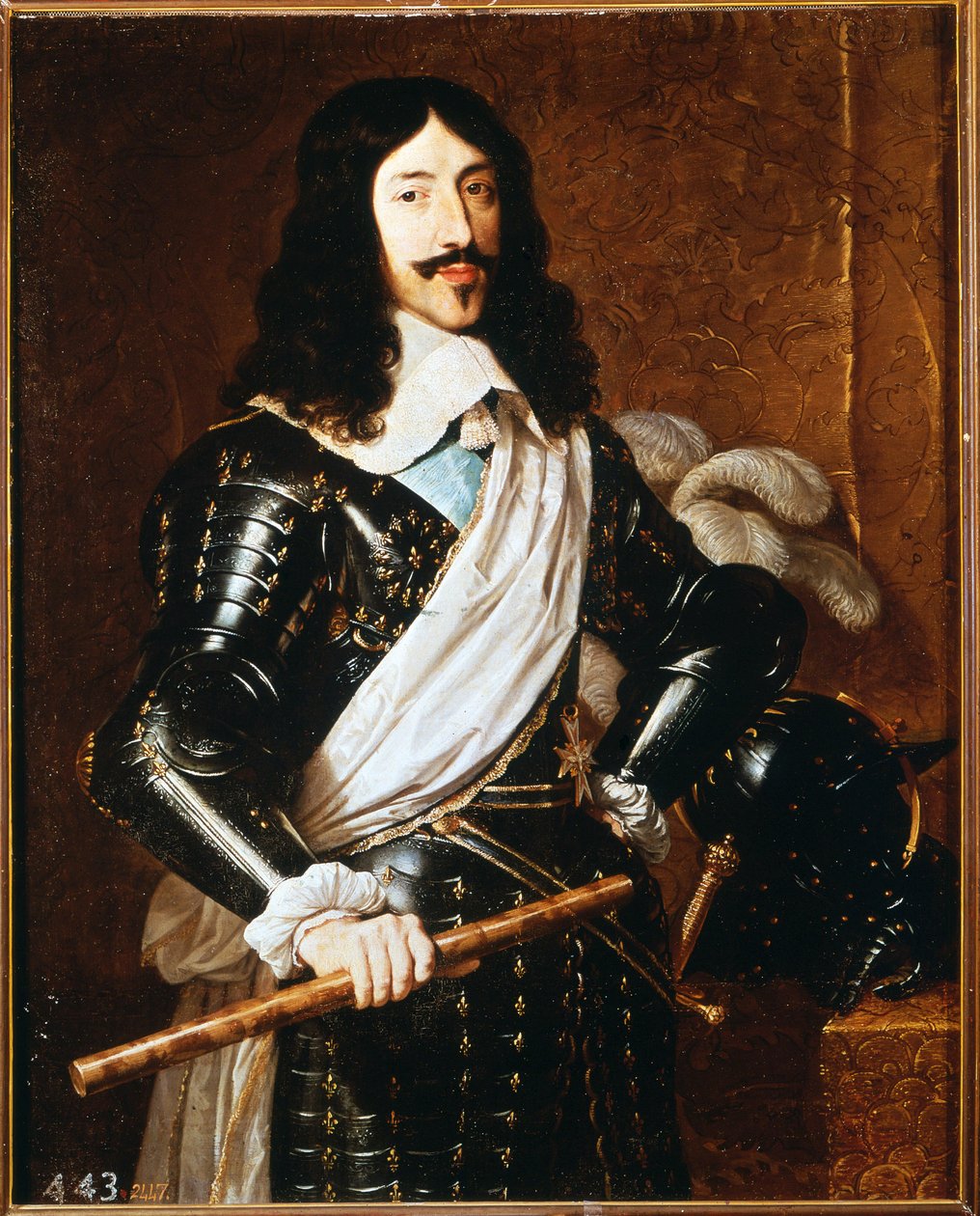 Portræt af Louis XIII (1601 - 1643) af Philippe de Champaigne, Prado-museet, Madrid. af Philippe de Champaigne