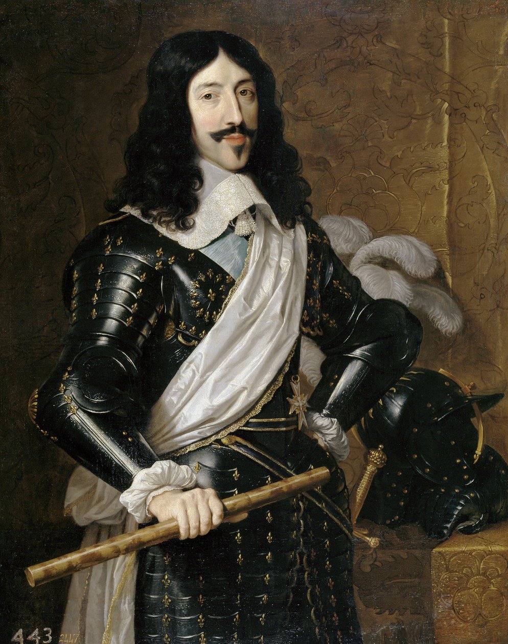 Portræt af Ludvig XIII af Frankrig (1601-1643) af Champaigne, Philippe, de (1602-1674) af Philippe de Champaigne
