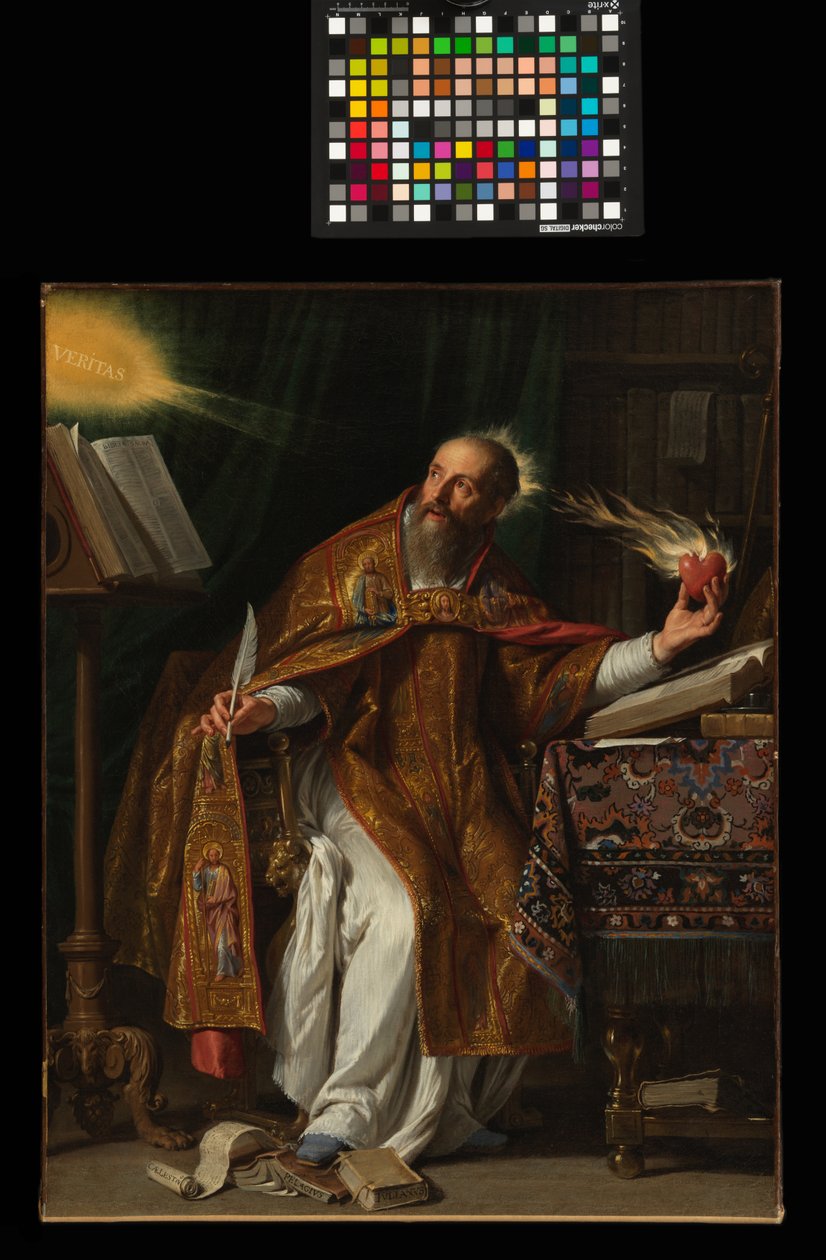 Sankt Augustin, ca. 1645 (olie på lærred) af Philippe de Champaigne