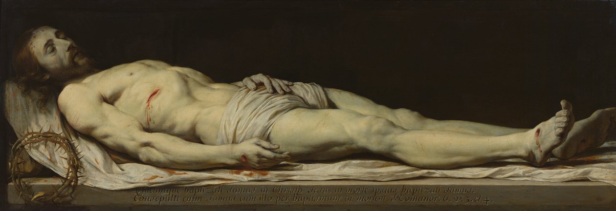 Den døde Kristus på sit Ligklæde af Philippe de Champaigne