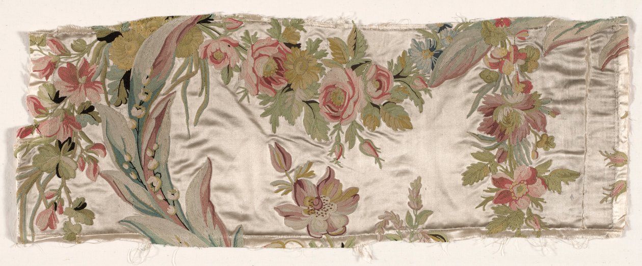 Coverlet Fragment, ca. 1760-1770. af Philippe de Lasalle
