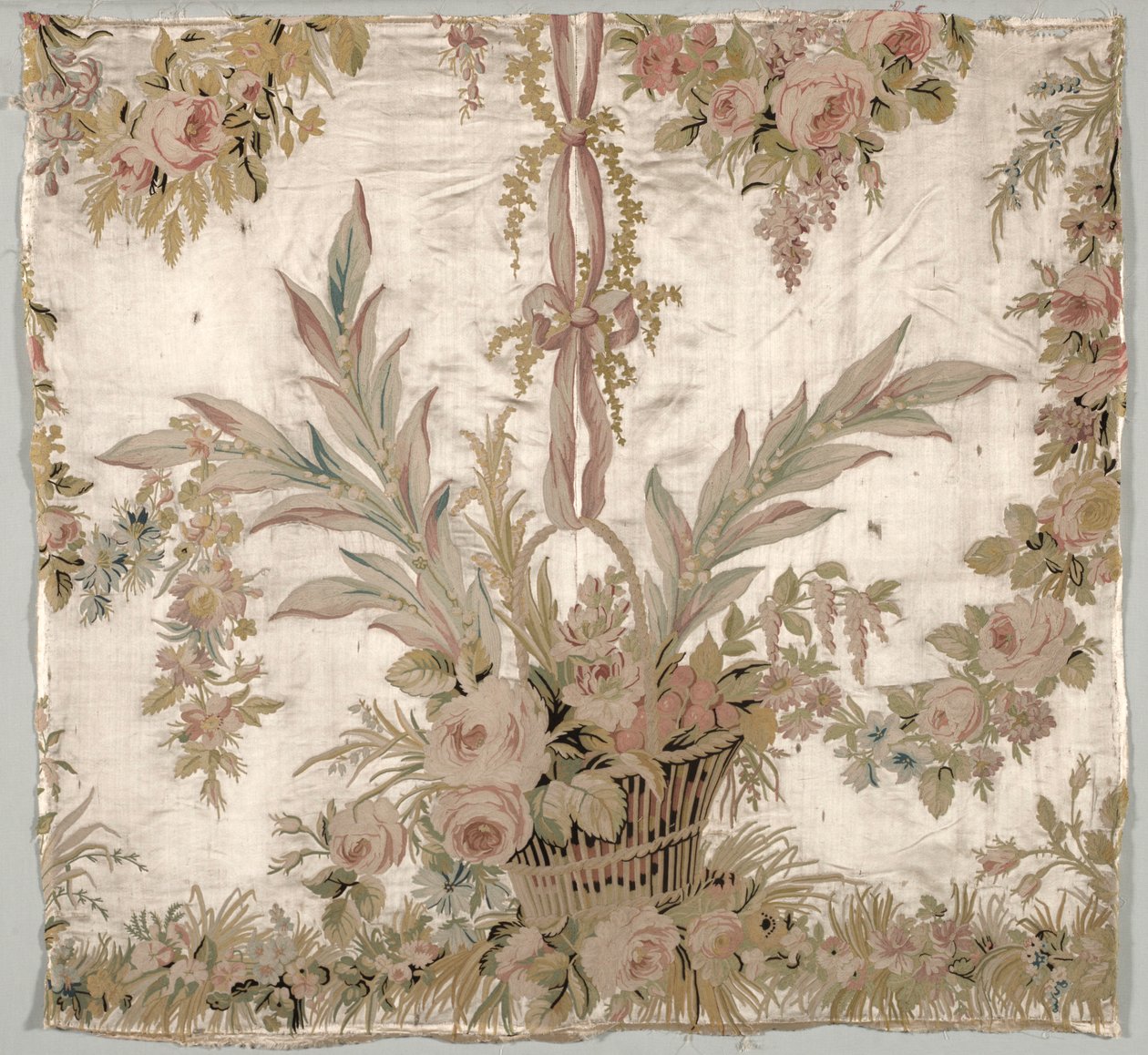 Coverlet Fragment, ca. 1760-1770. af Philippe de Lasalle