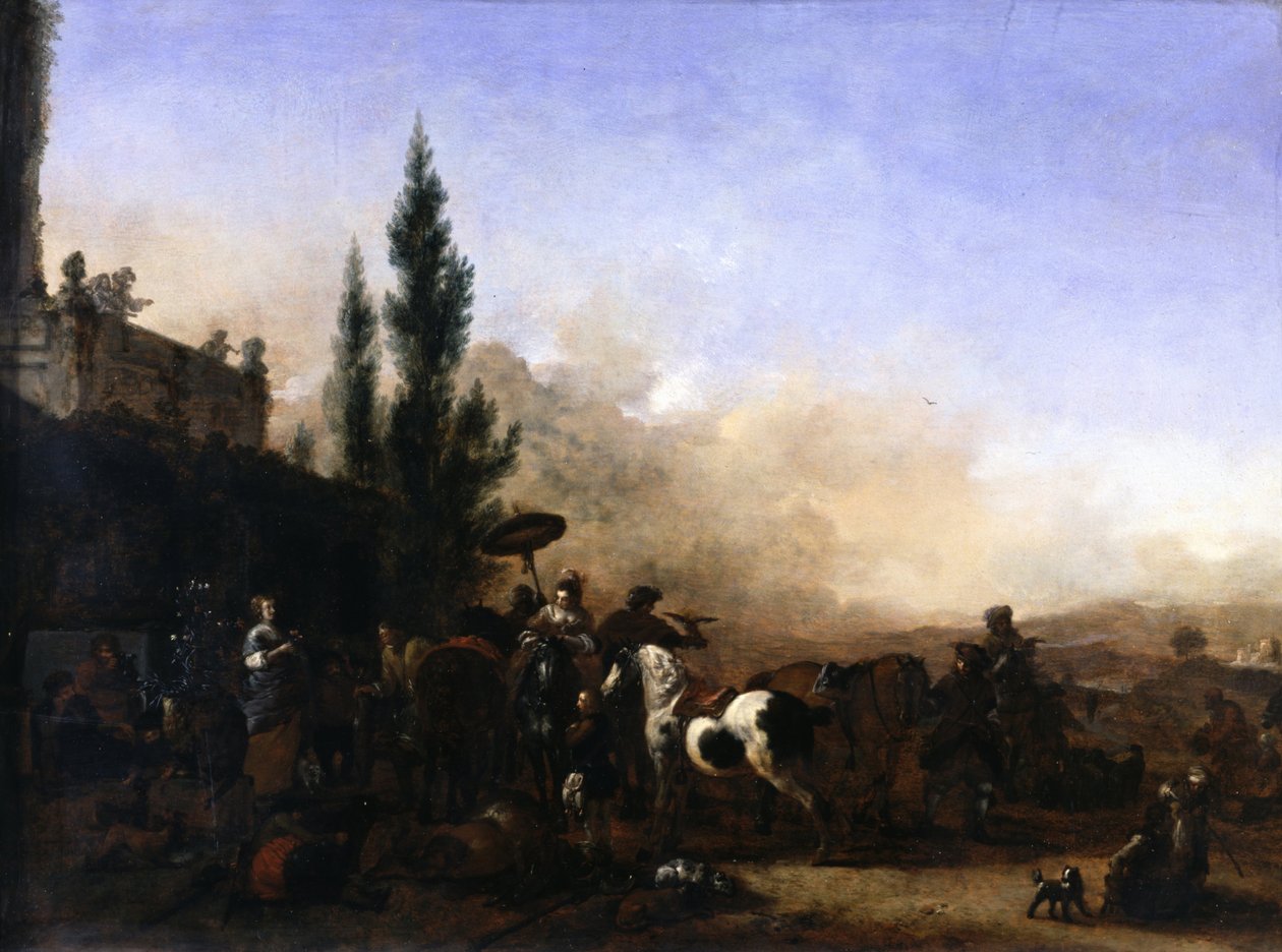 Returen fra Hawking af Philips Wouwerman