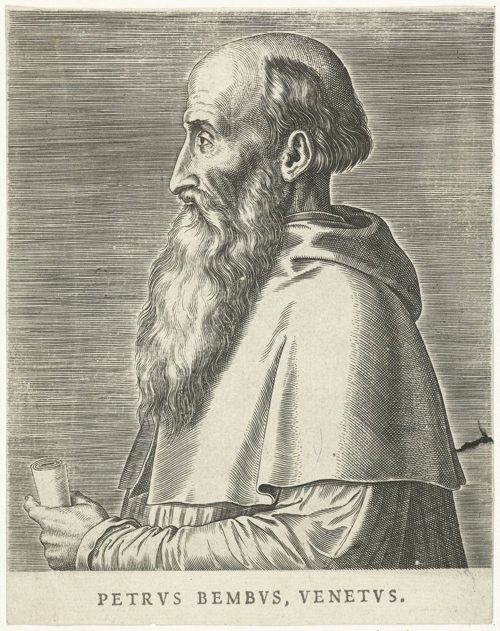Portræt af Pietro Bembo af Philips Galle