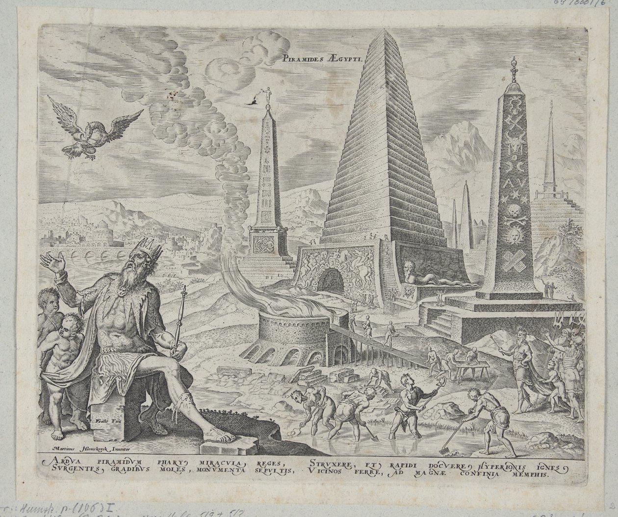 Egyptens pyramid af Philips Galle
