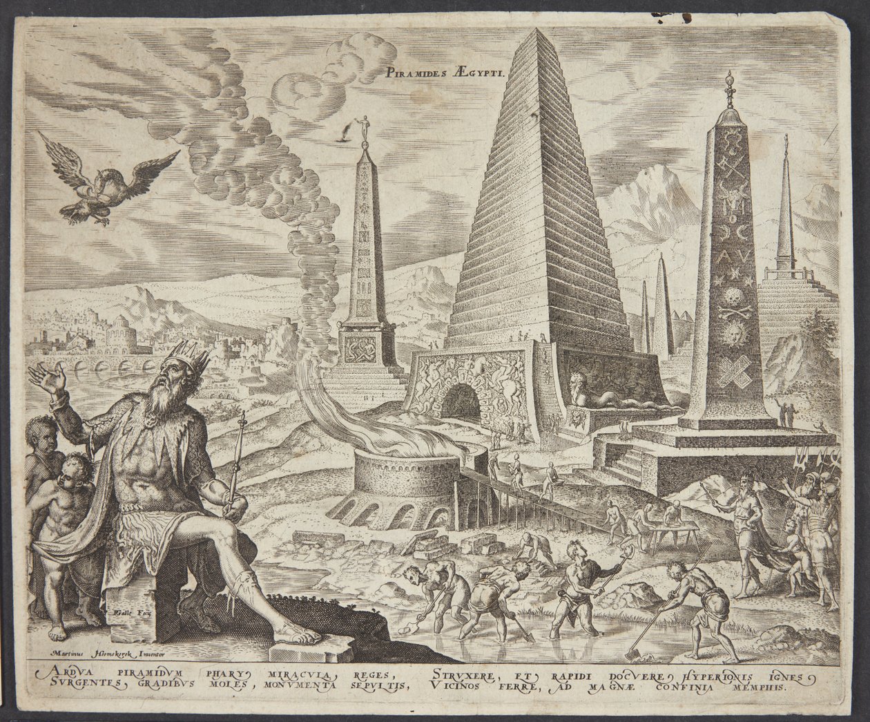 Egyptens pyramid af Philips Galle