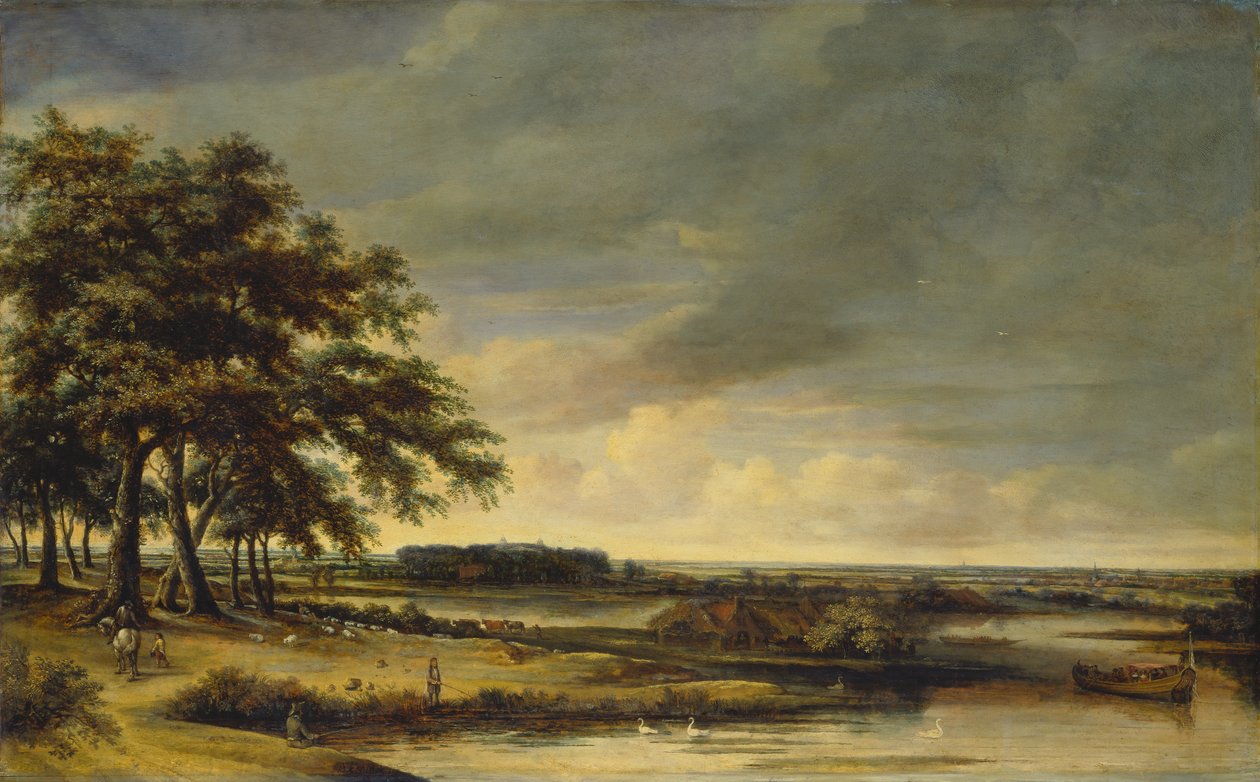 Hollandsk landskab af Philips Koninck