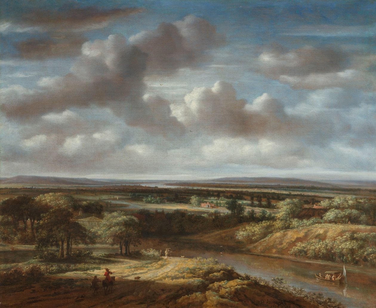Flodlandskab af Philips Koninck