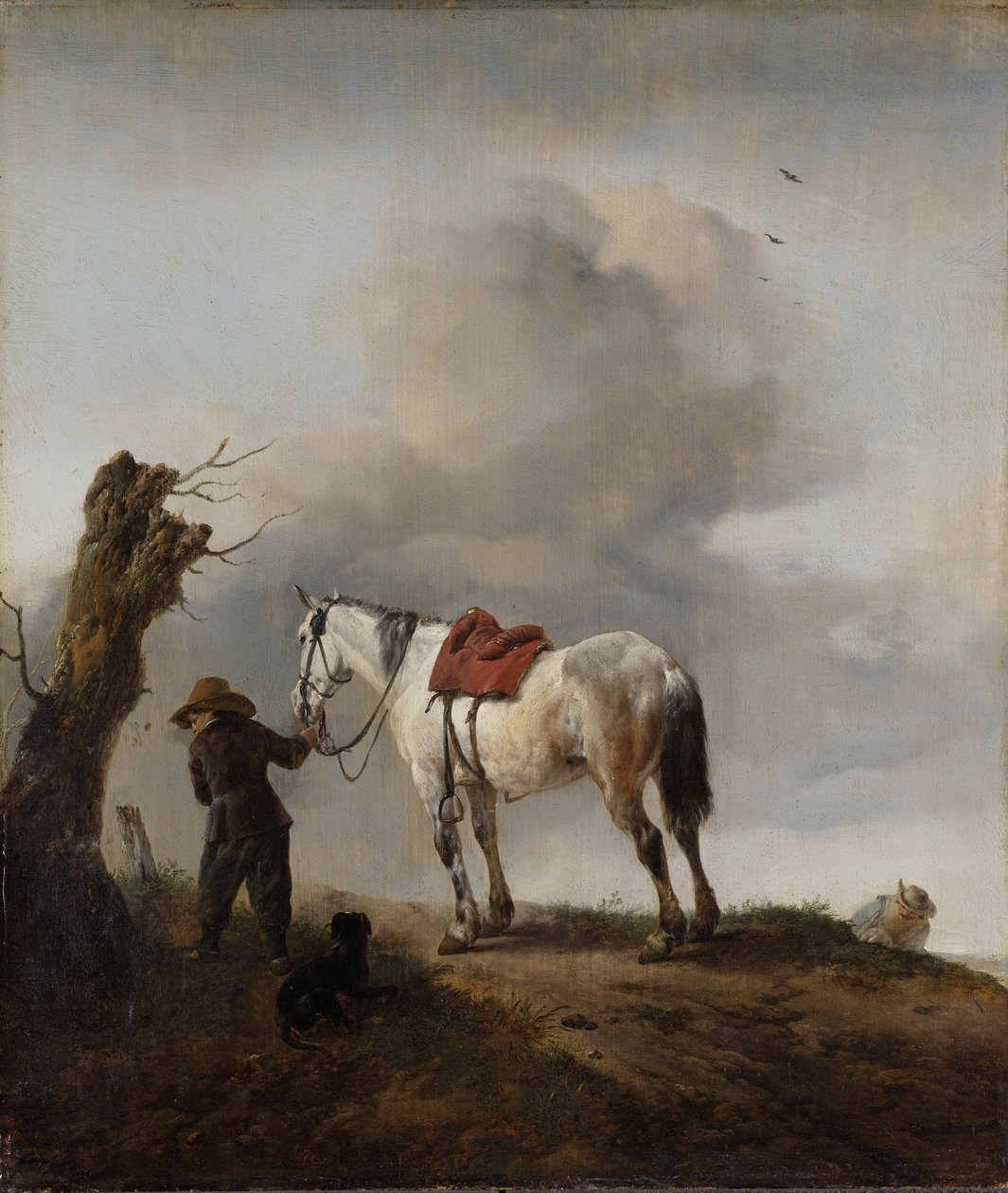 Den grå hest, ca. 1646 af Philips Wouwerman