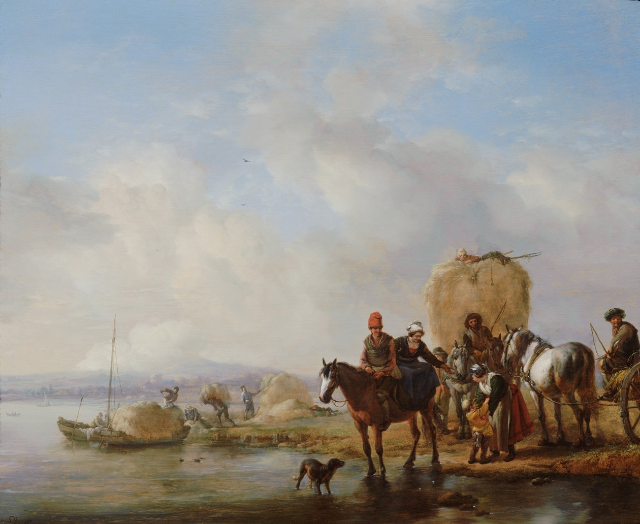 Høvognen, efter c.1650 af Philips Wouwerman
