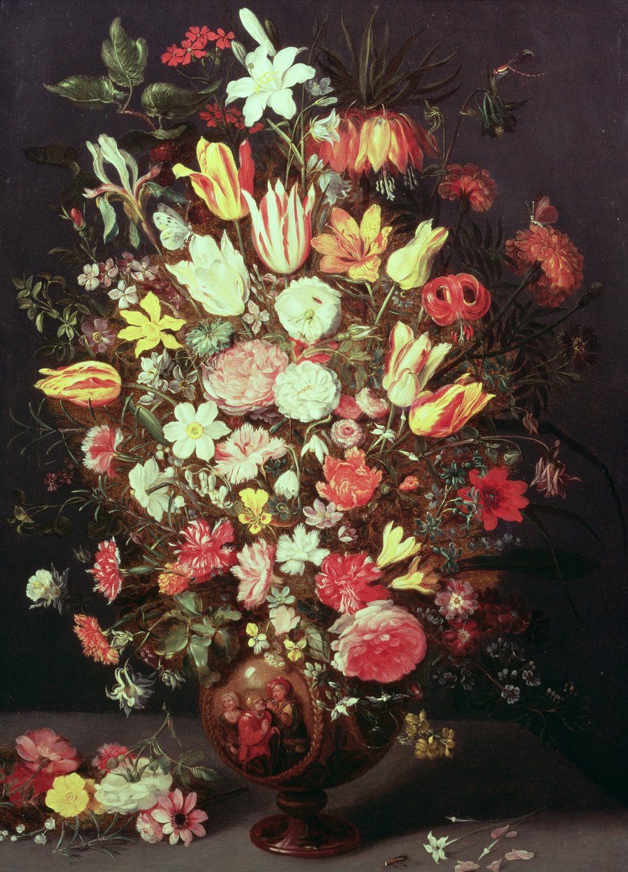 Blomster i en vase af Phillipe de Marlier