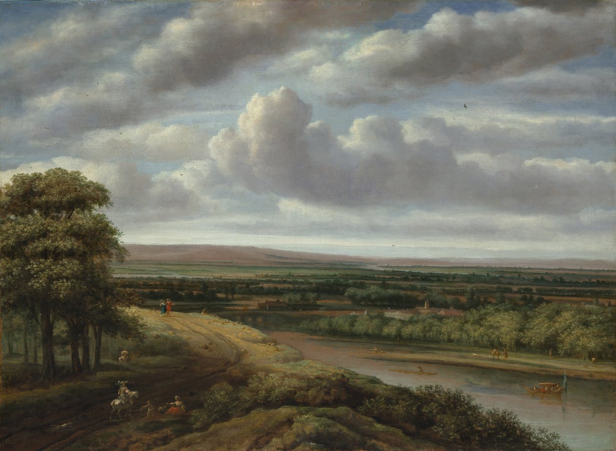 Et omfattende skovlandskab, 1670