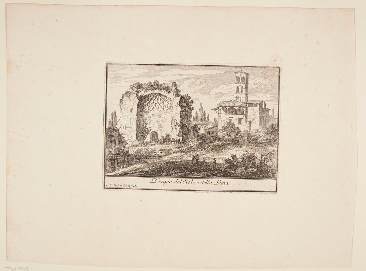 Danish: Tempel for solen og månen af Philothée Francois Duflos