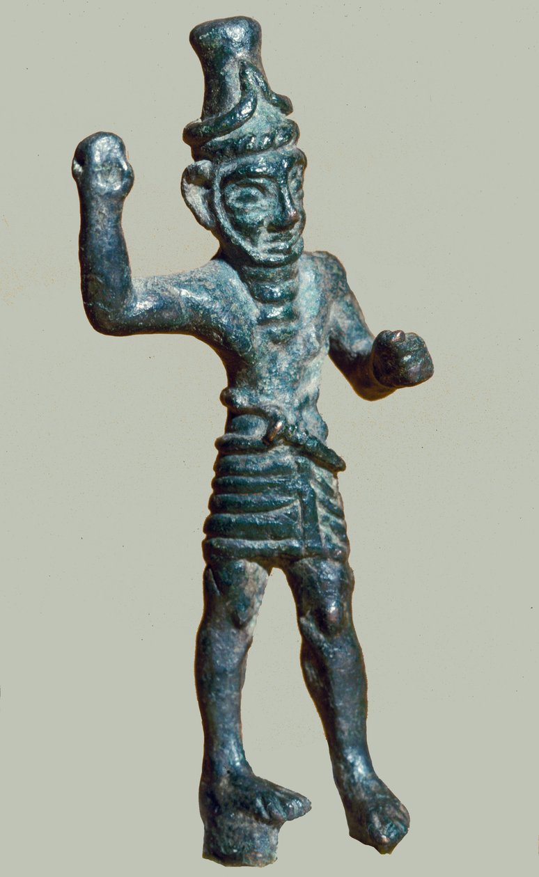 Figur af Reshef, 14.-13. århundrede f.Kr. (bronze) af Phoenician