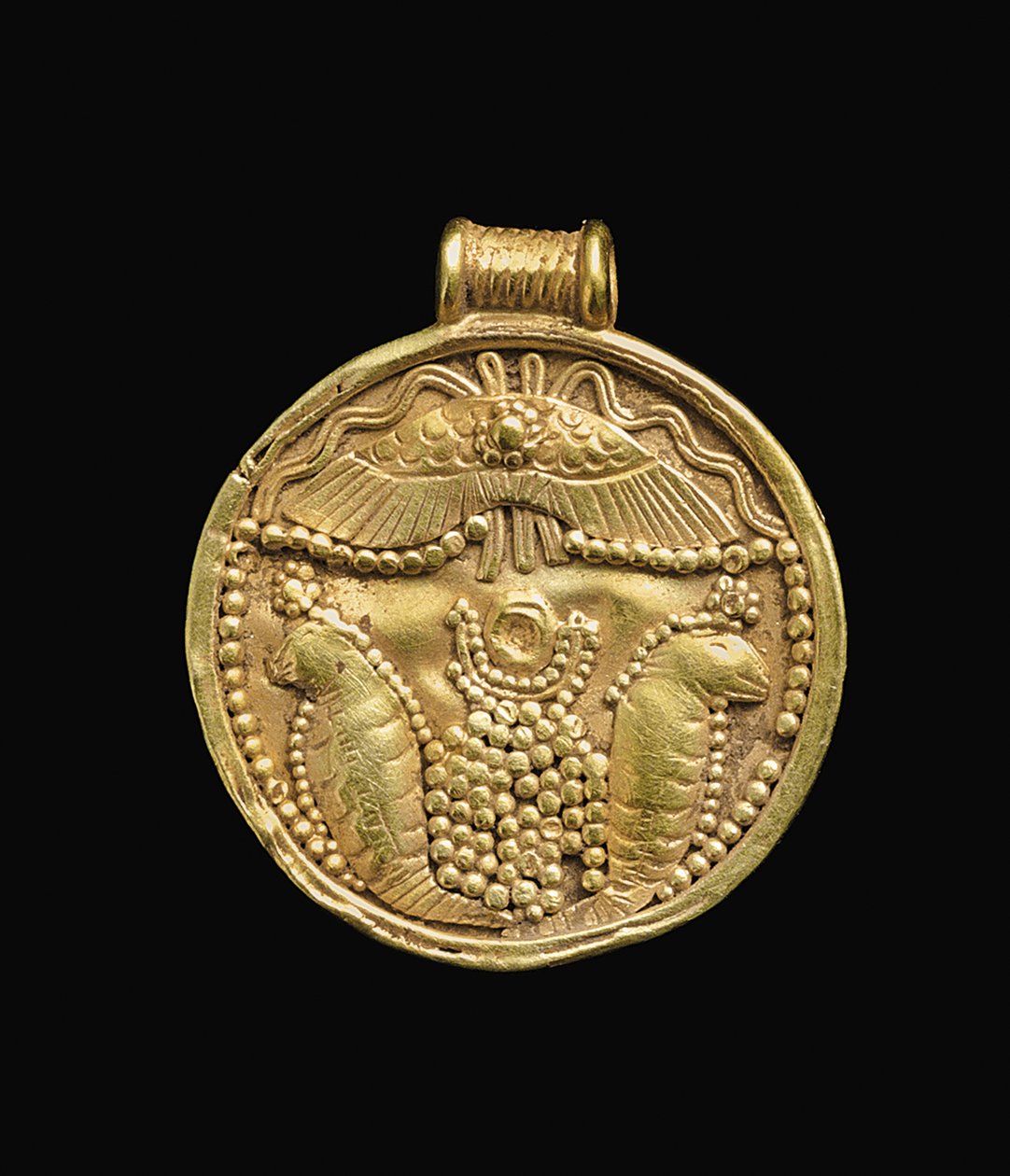 Karthagisk vedhæng, ca. 7. - 6. århundrede f.Kr. (guld) af Phoenician Phoenician