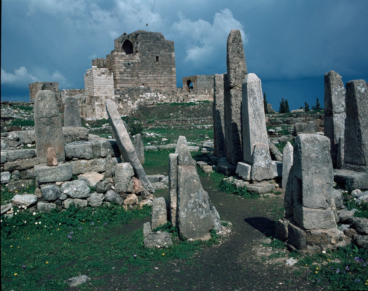Korsfarerfort og Obeliskernes tempel af Phoenician Phoenician