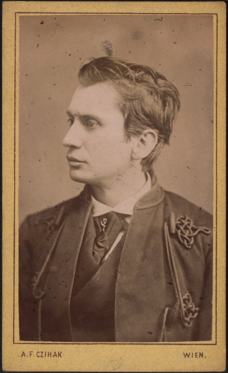 Leopold von Sacher-Masoch 1836-1895, ca. 1880 af Photo studio Adolf F. Czihak.