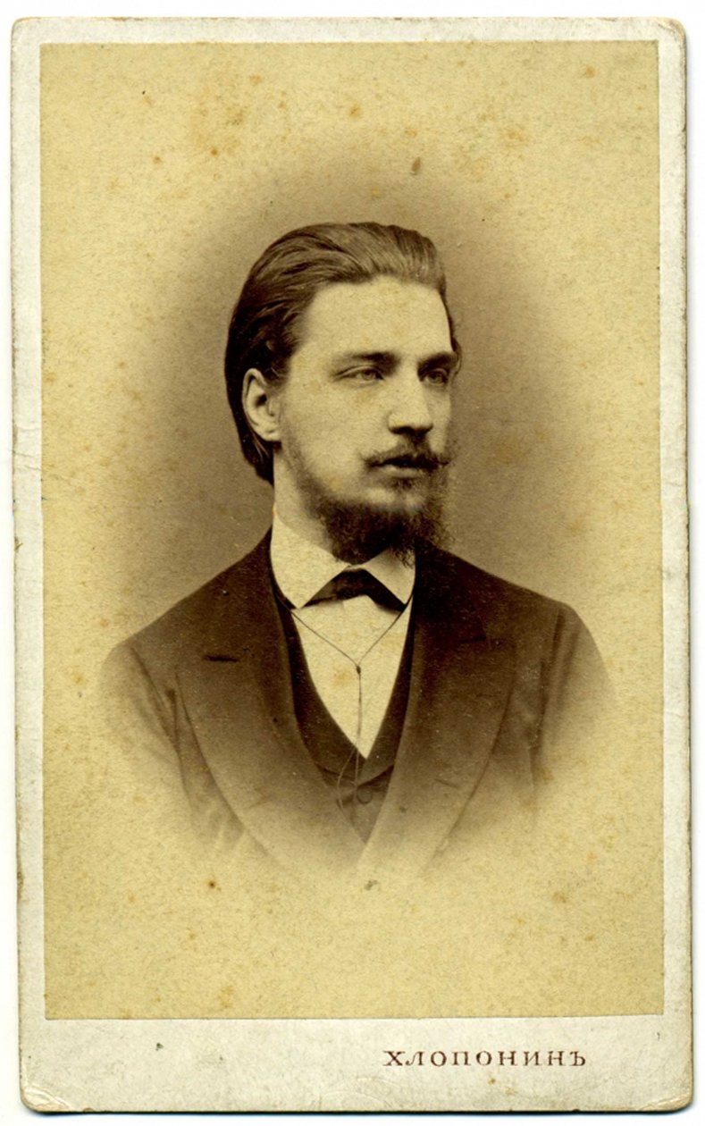 Alexander Sergeyevich Buturlin 1845-1916, 1872 af Photo studio Alexander Khloponin