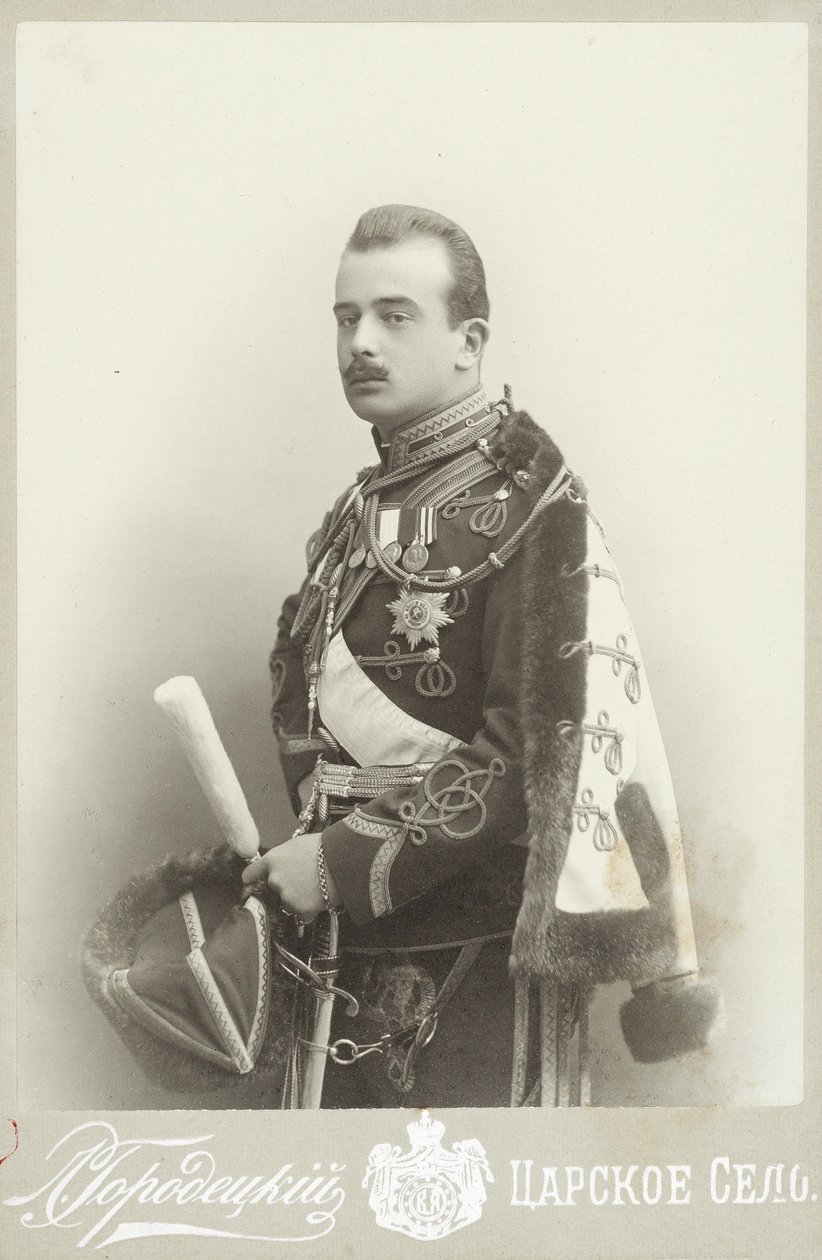 Storhertug Boris Vladimirovich af Rusland 1877-1943, ca. 1900. af Photo studio L. Gorodetsky.