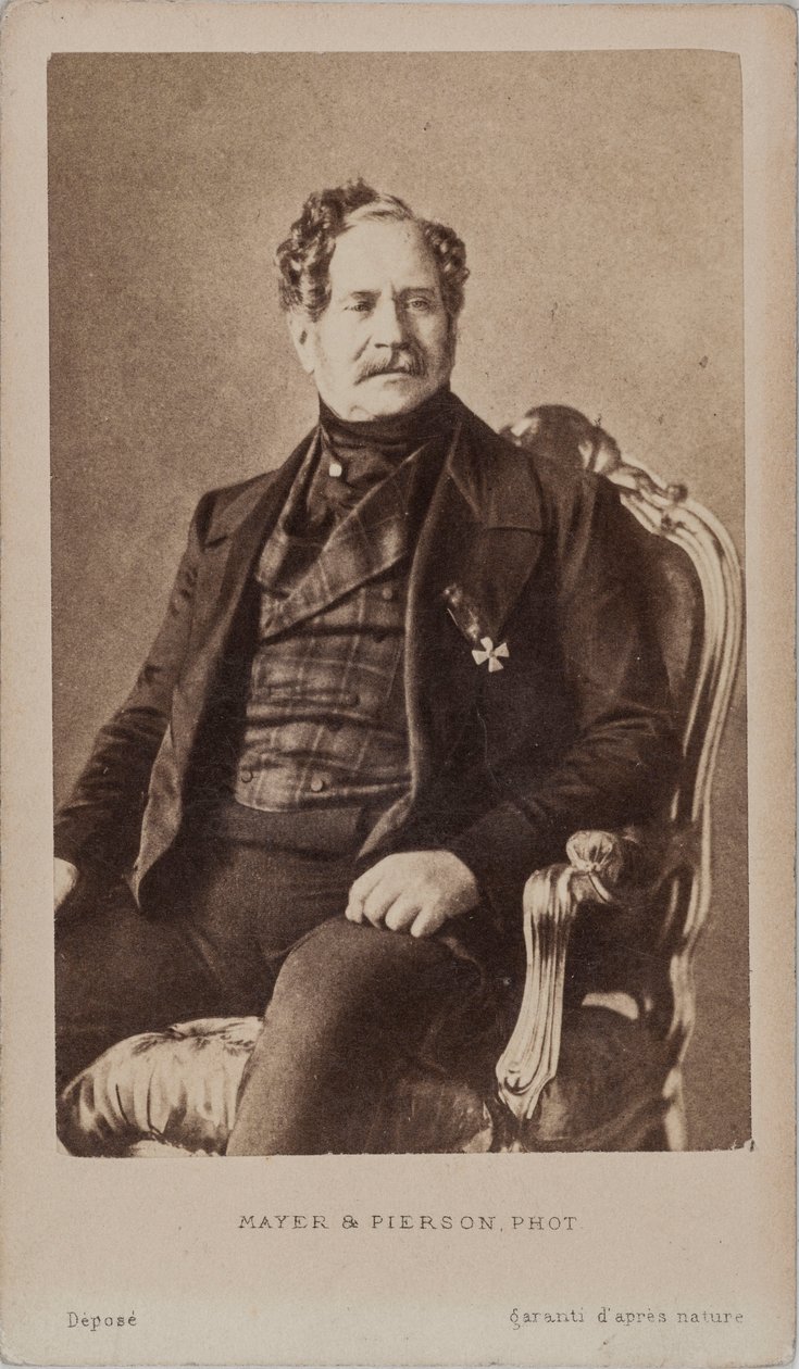 Portræt af grev Nikolai Alexeyevich Orlov 1827-1885, ca. 1875. af Photo studio Mayer and Pierson.