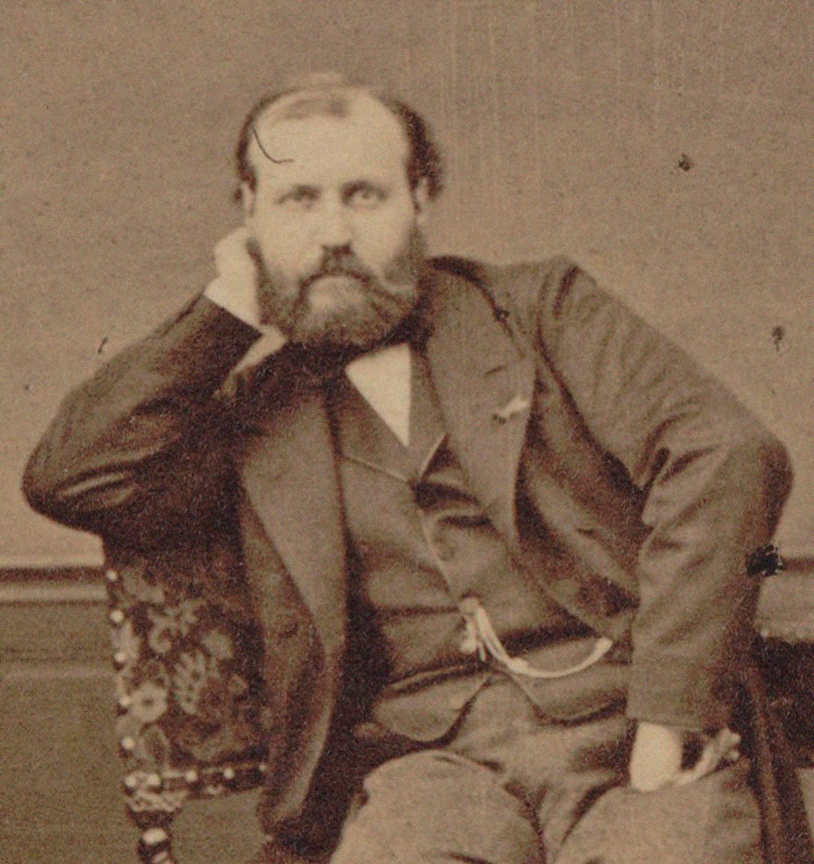 Portræt af komponisten Charles Gounod 1818-1893, 1875. af Photo studio Mayer and Pierson.