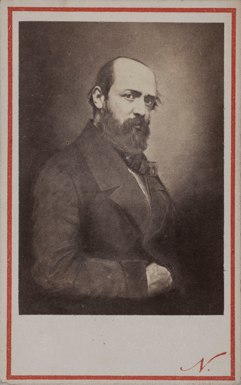 Portræt af Henri Murger 1822-1861, 1861. af Photo studio Nadar.