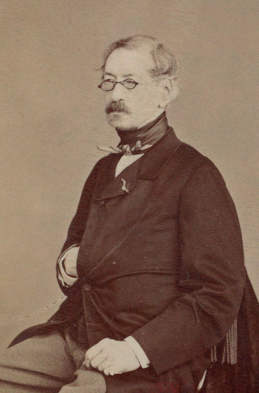 Portræt af komponisten Charles-François Plantade 1787-1870, 1860