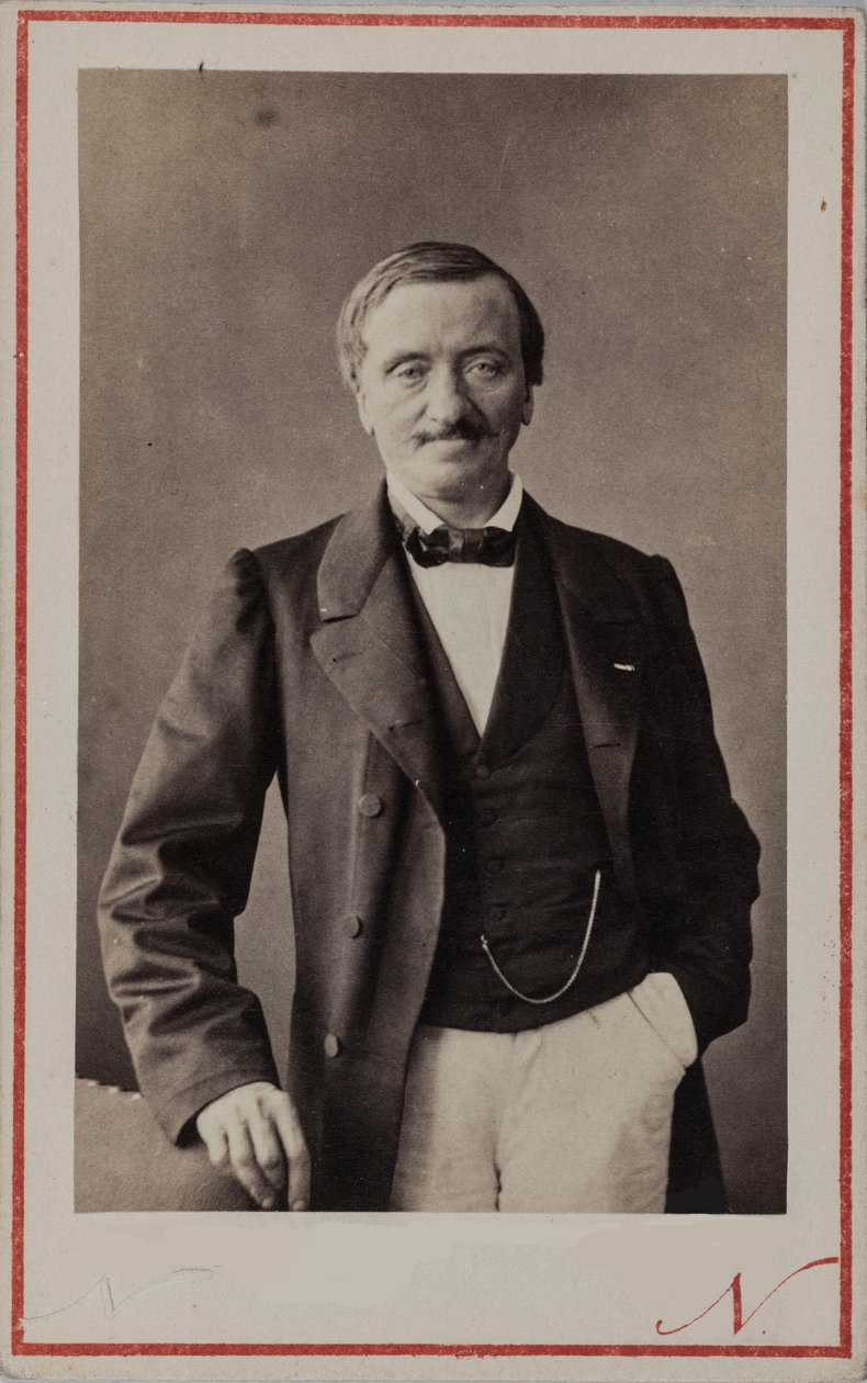 Portræt af komponisten Antoine Elwart 1808-1877, ca 1860. af Photo studio Nadar.