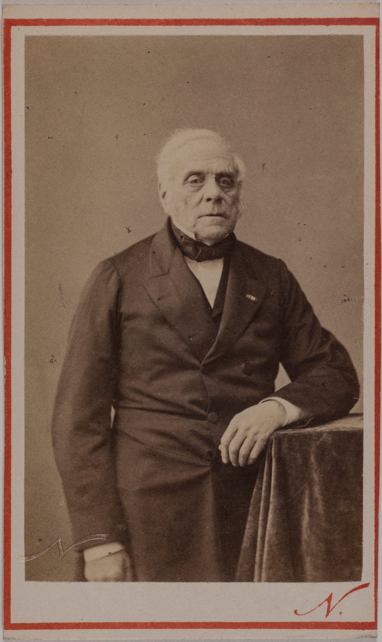 Portræt af komponisten Daniel-François-Esprit Auber 1782-1871, ca. 1870. af Photo studio Nadar.