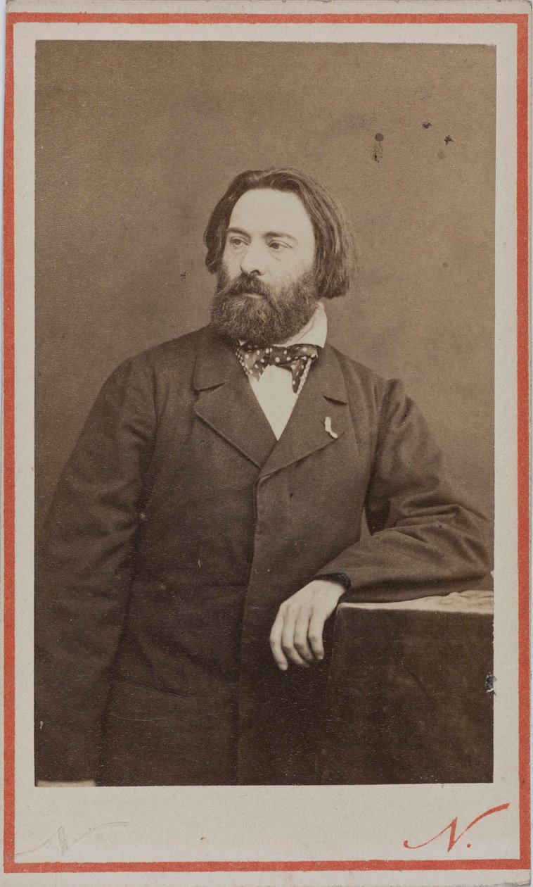 Portræt af pianisten og komponisten Émile Prudent 1817-1863, ca 1860. af Photo studio Nadar.