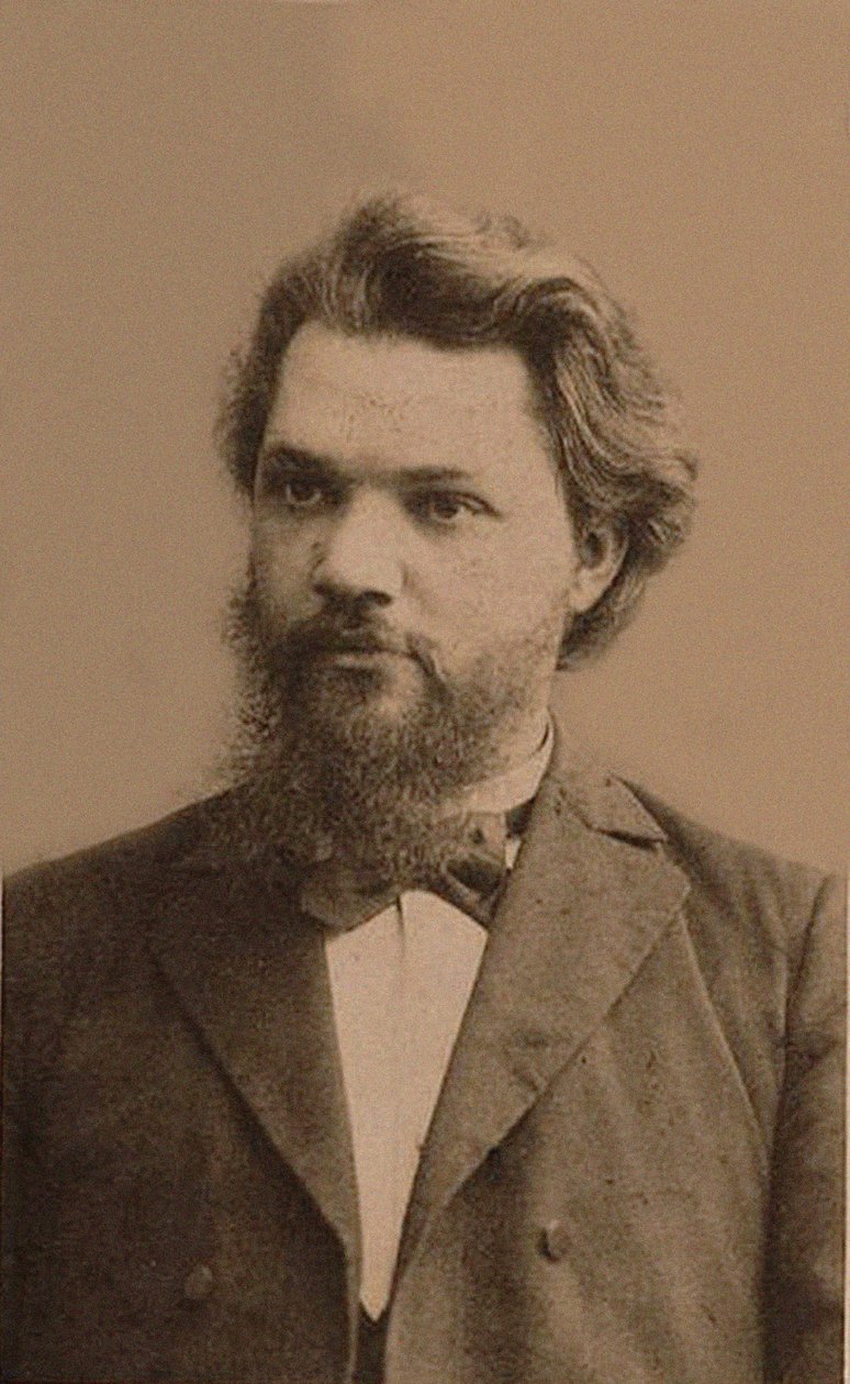 Portræt af Alexei Ivanovich Vvedensky 1861–1913, slutningen af det 19. århundrede af Photo studio of Mikhail Volkov