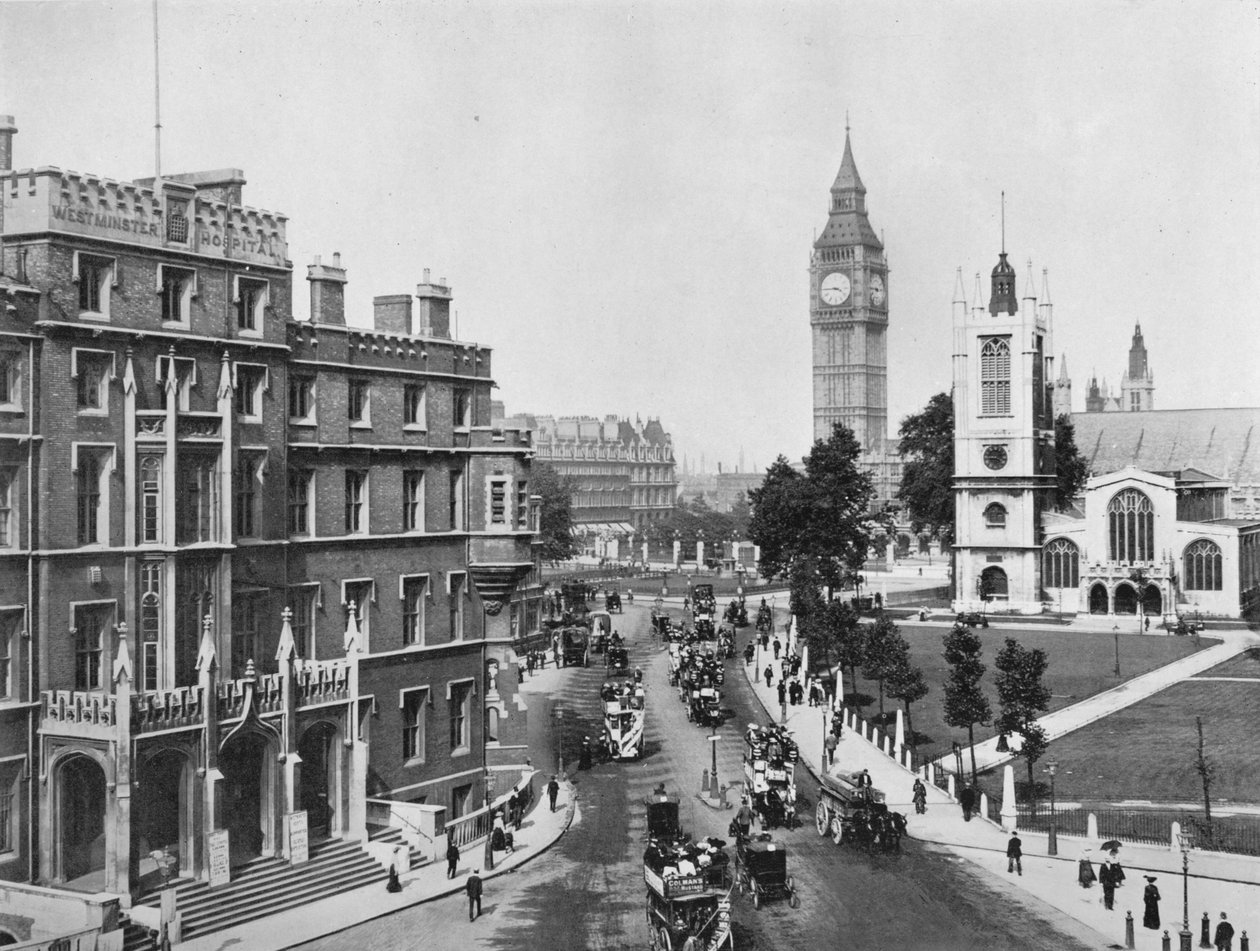 Broad Sanctuary, Westminster, c1910 1911 af Photochrom Co Ltd of London