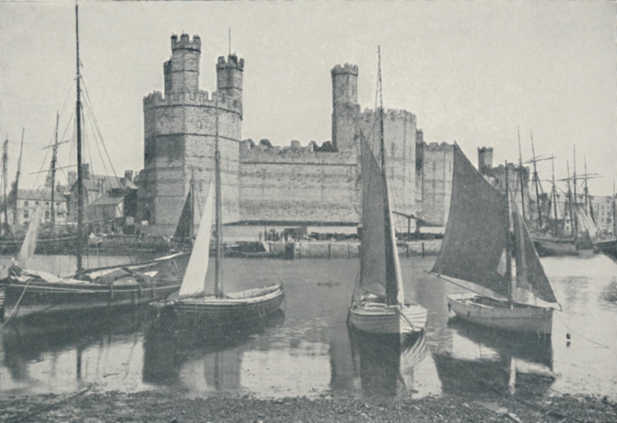 Carnarvon Slot, 1910 af Photochrom Co Ltd of London
