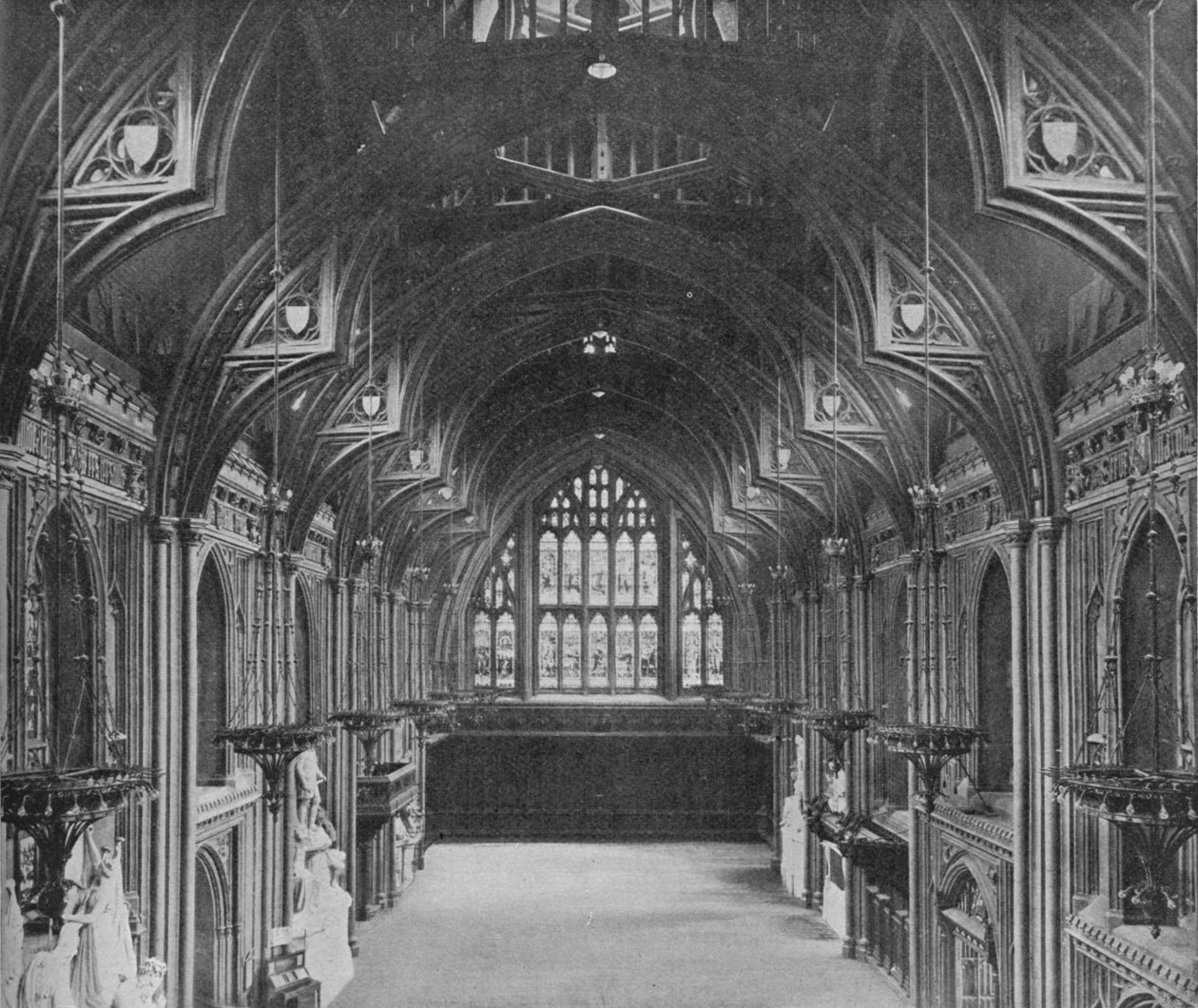 Interiør af Guildhall, City of London, c1904 1906 af Photochrom Co Ltd of London