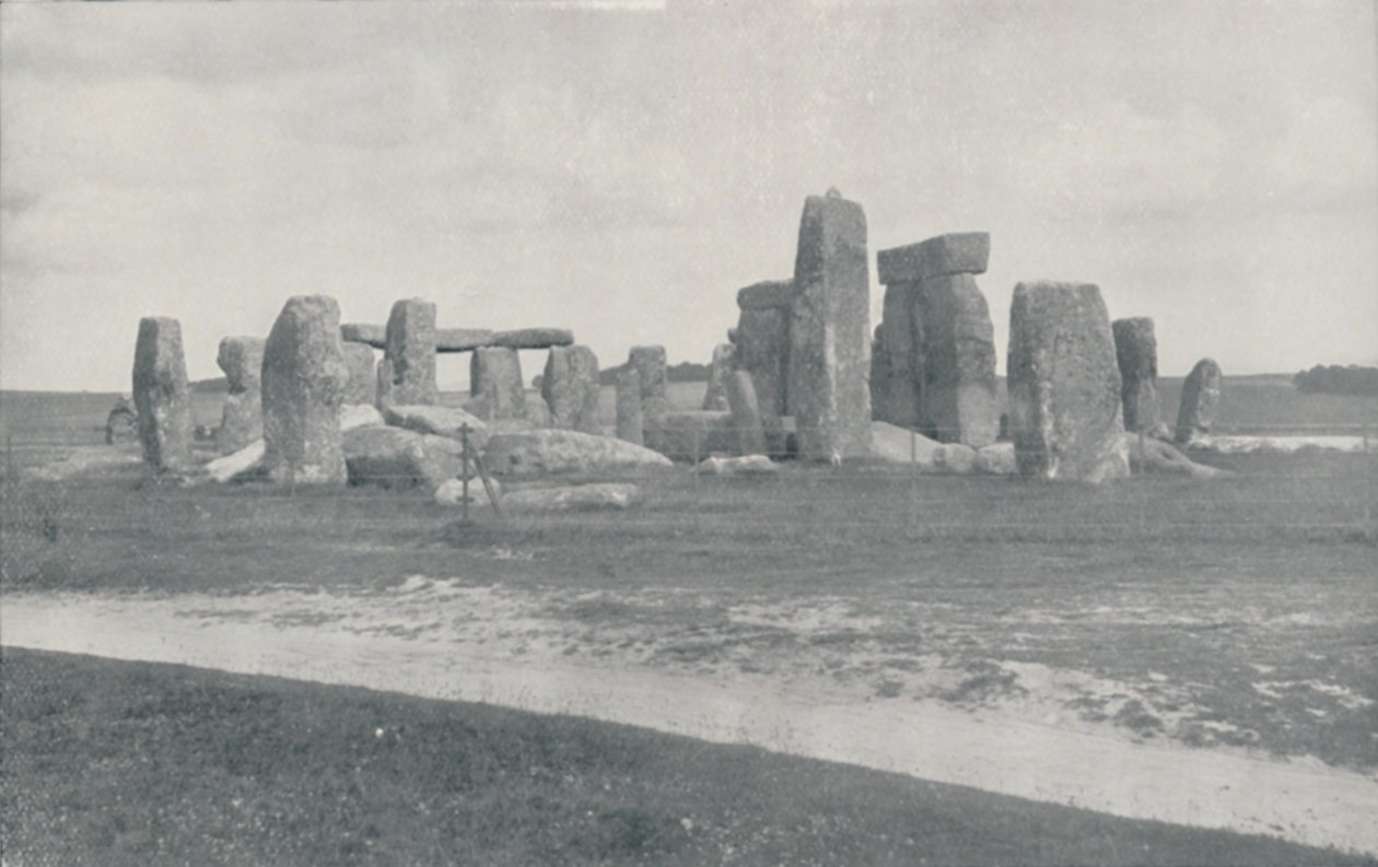 Stonehenge, 1910 af Photochrom Co Ltd of London