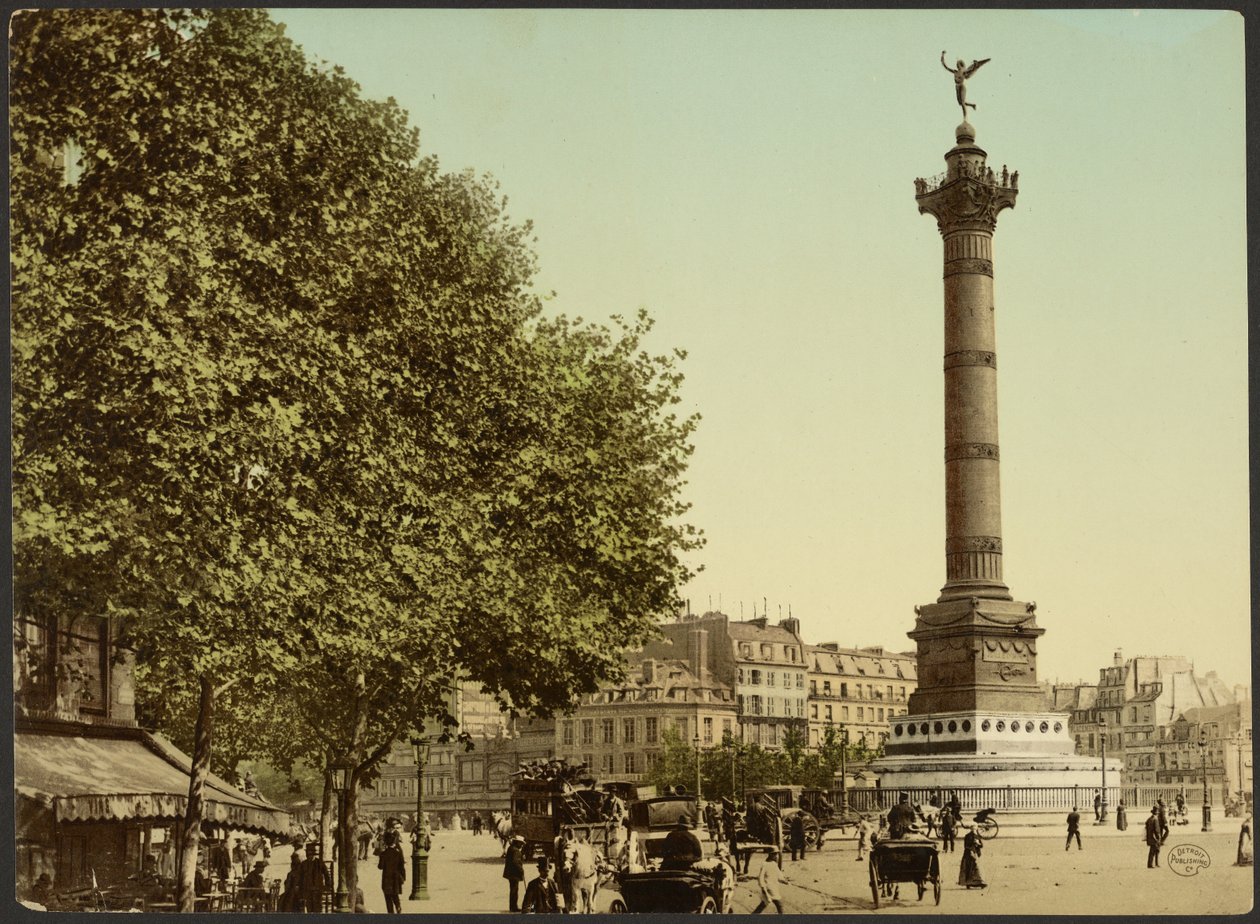 [Colonne de Juillet, Place de la Bastille, Paris, Frankrig]. af Photochrom Zürich
