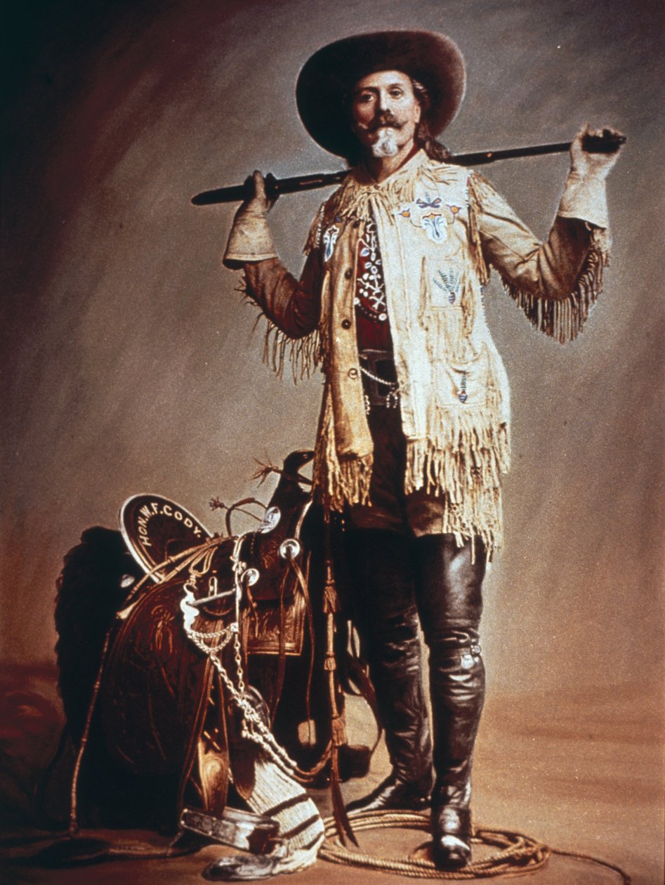 Buffalo Bill Cody (1846-1917) (foto) af Photographer American