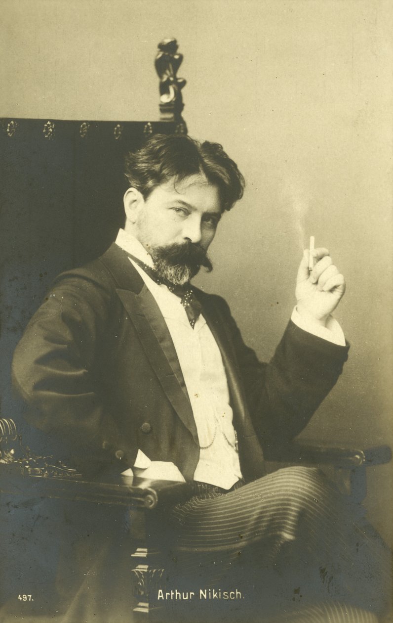 Arthur Nikisch, ungarsk dirigent (s/h-foto) af Photographer Austrian