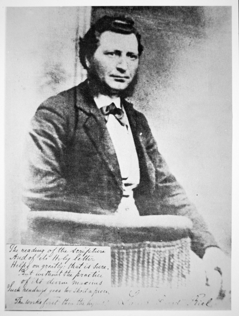 Louis Riel (s/h foto) af Photographer Canadian