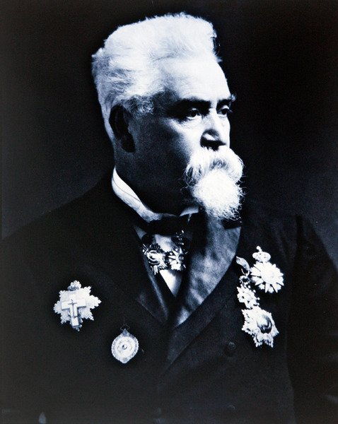 Sir Hiram Maxim (s/h foto) af Photographer English