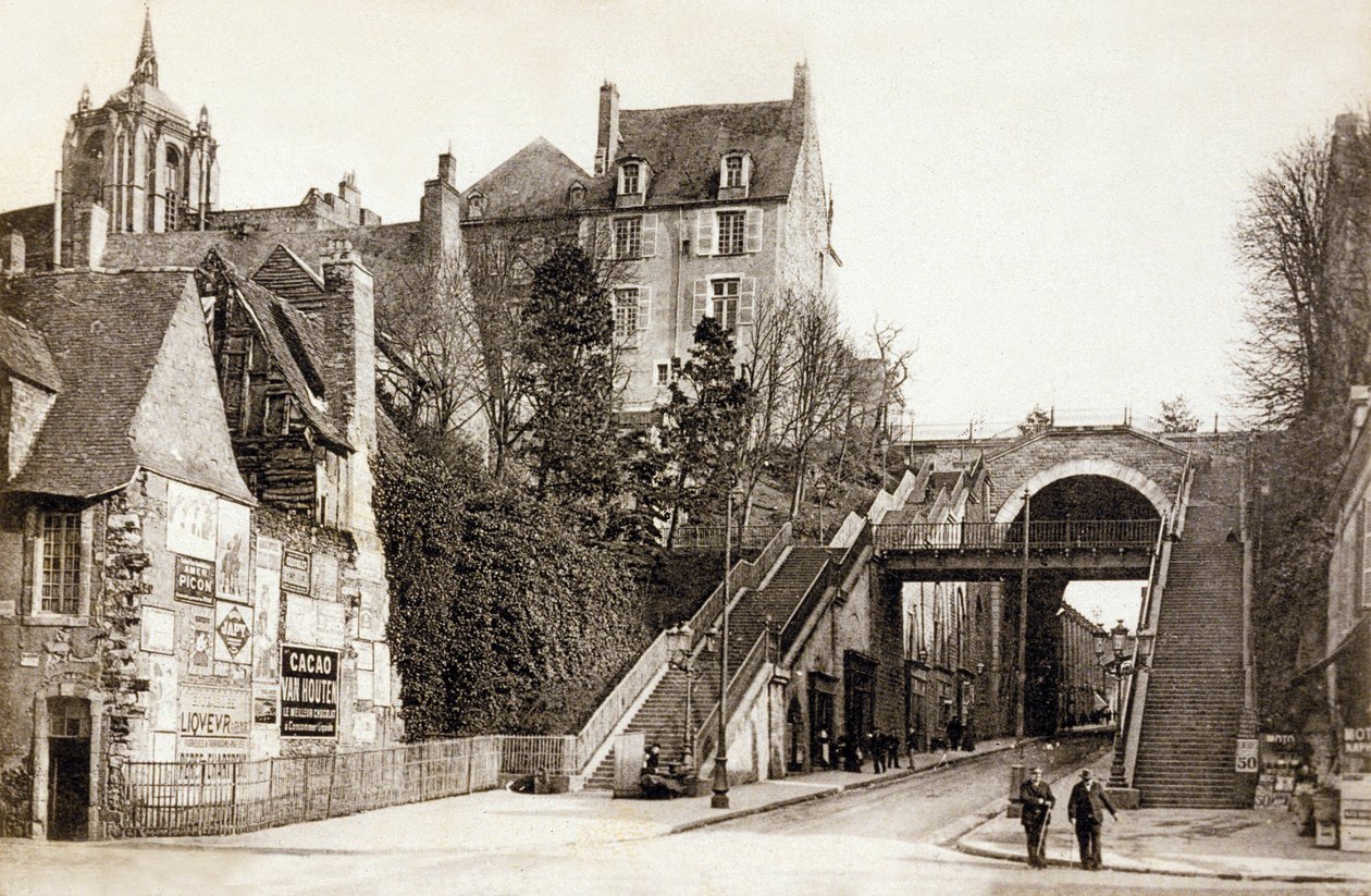 Le Mans, Frankrig, ca. 1900 (s/h-billede) af Photographer French