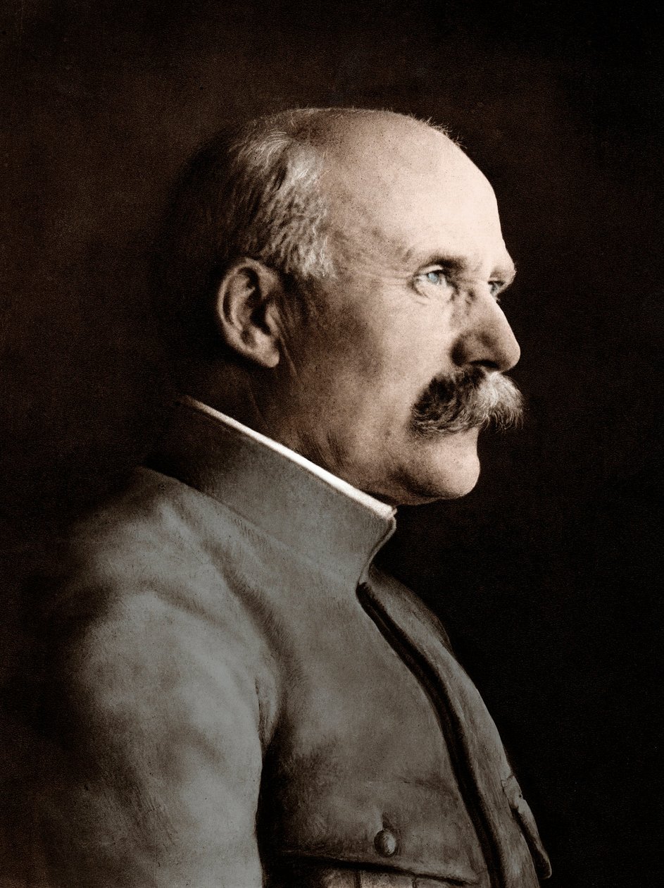 Portræt af marskal Philippe Petain, ca. 1916-1917 (foto) af Photographer French