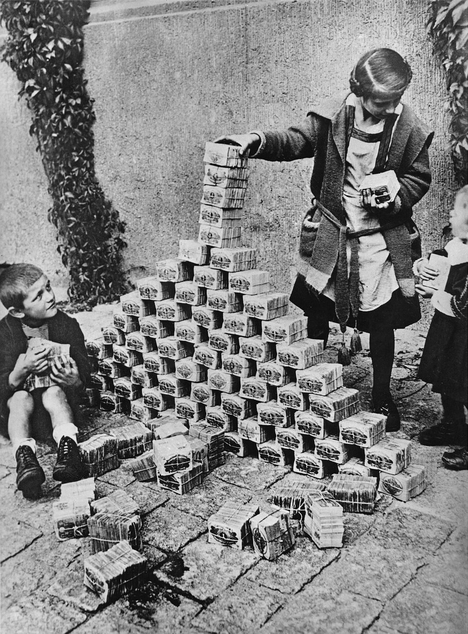 Hyperinflation af den tyske valuta af Photographer German