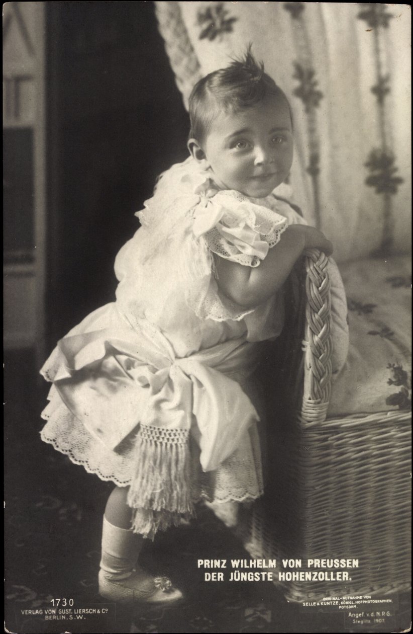 Prins William af Preussen, den yngste Hohenzoller af Photographer German