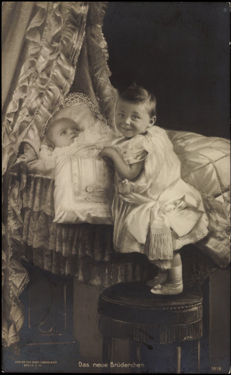 Den nye bror, Vilhelm af Preussen med bror af Photographer German