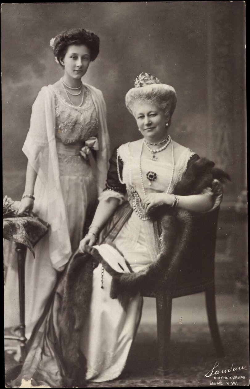 Wohlfahrts-postkort, kronprinsesse Luise, Victoria af Photographer German