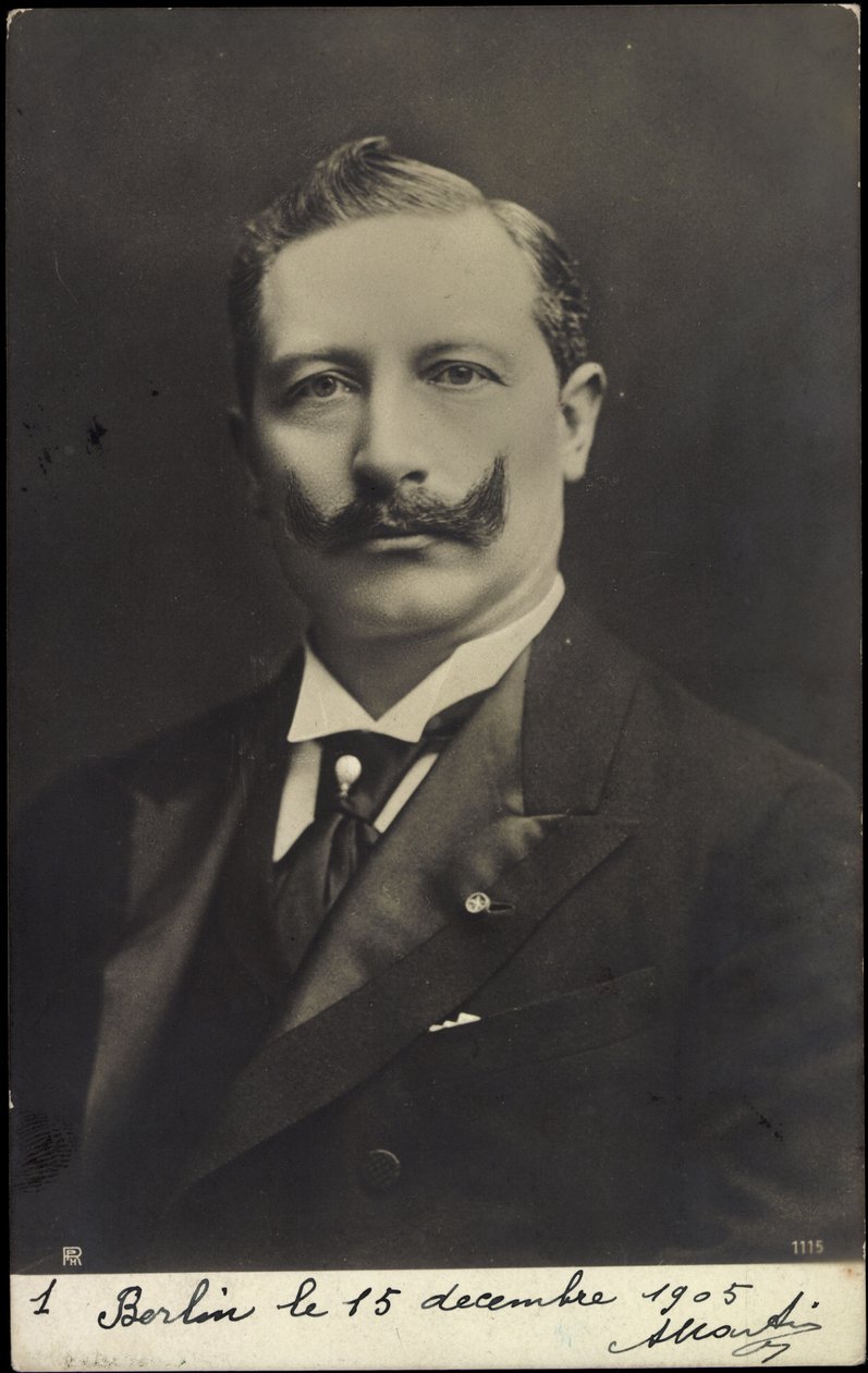 Den unge kejser Wilhelm II, portræt, overskæg, RPH af Photographer German