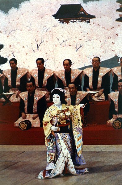 Japansk kabuki-spil (foto) af Photographer Japanese