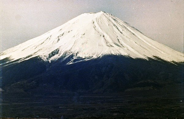 Fuji-bjerget, set fra Kawaguchi-søen (foto) af Photographer Japanese