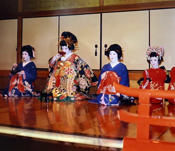 Te-ceremonien i Japan (foto) af Photographer Japanese